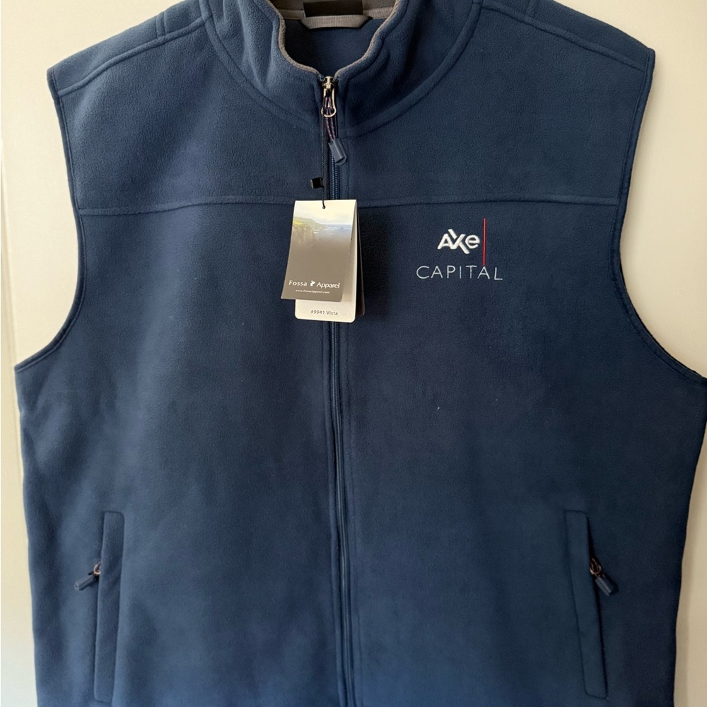 Men's Navy Fossa Apparel Fleece Vest